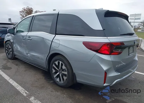 2026 Honda Odyssey Ex-L from USA, damaged, VIN 5FNRL6H64TB010692